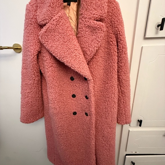 J. Crew Jackets & Blazers - J Crew Women's Pink Teddy Coat